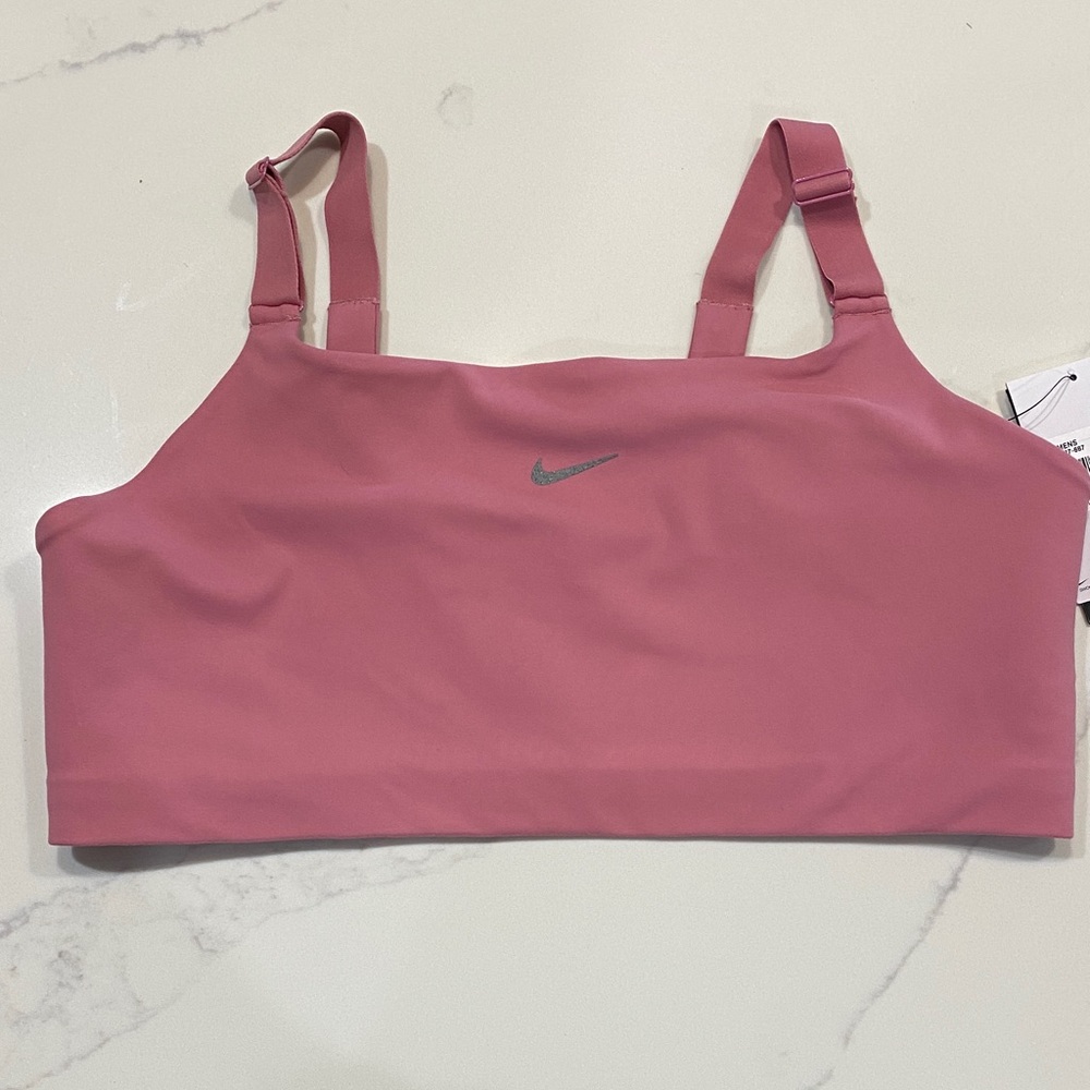 H31 Nike Women's Pink Sports Bra Size 1X NWT